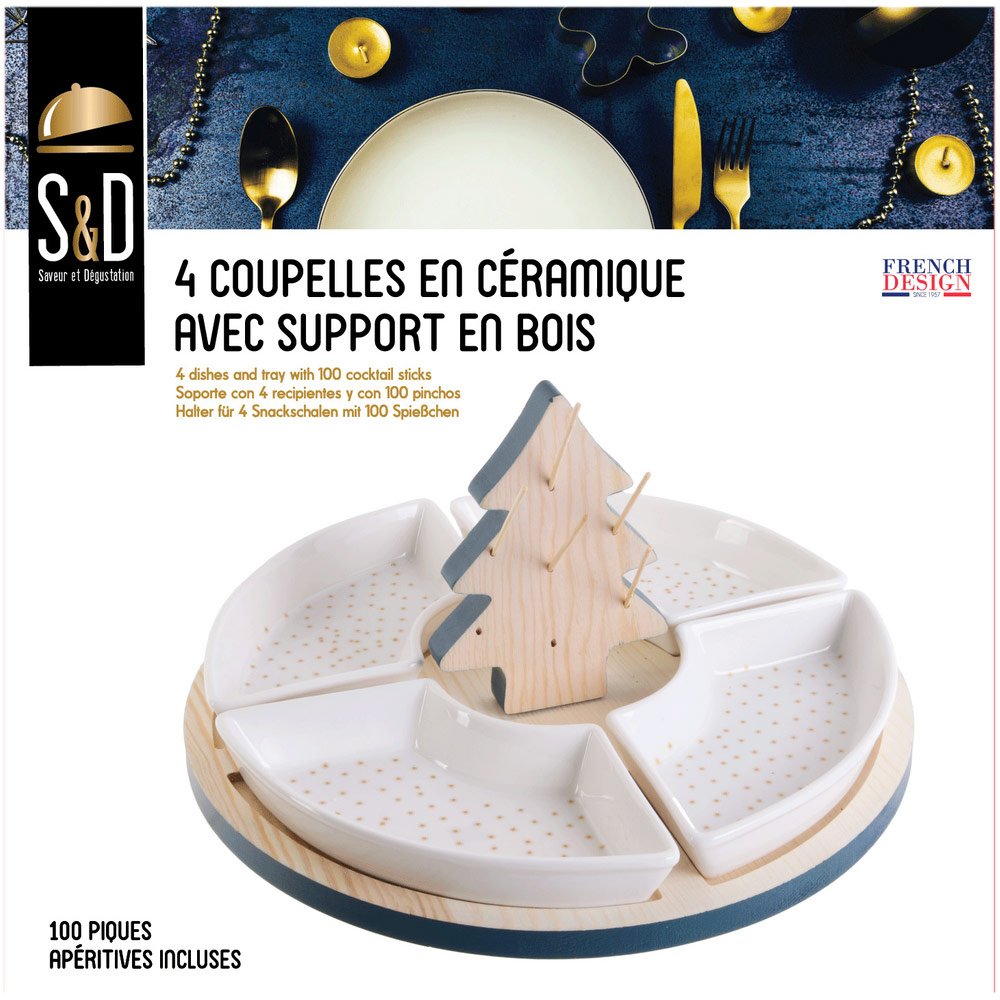 4 coupelles en céramique