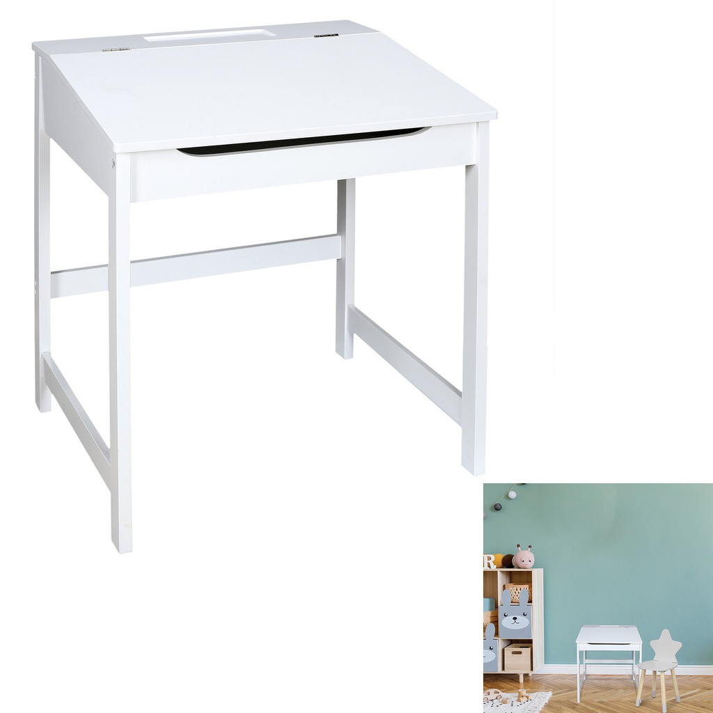 Bureau Pupitre Enfant Charlie Blanc Home Déco Kids