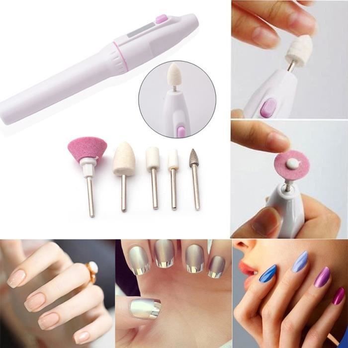 Lime À Ongles Électrique - Manucure Pedicure Electrique 5-en-1