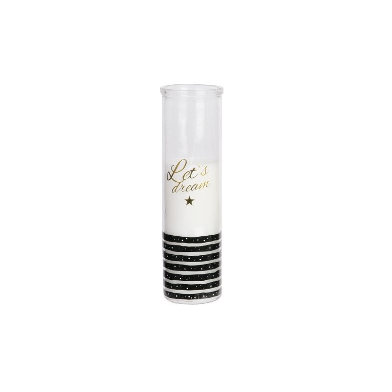 BOUGIE EN VERRE ALLONGE