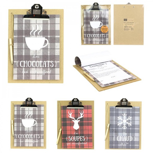 BLOC NOTES RECETTES