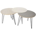 TABLES NOIRES X3