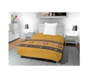 Couette imprimée jaune