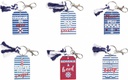 Partager THE HOME DECO FACTORY Porte-clés rayé marin (display) THE HOME DECO FACTORY