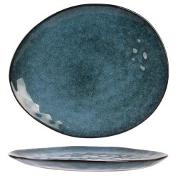 ASSIETTE EN CERAMIQUE 27.5 X23 CM KA3749