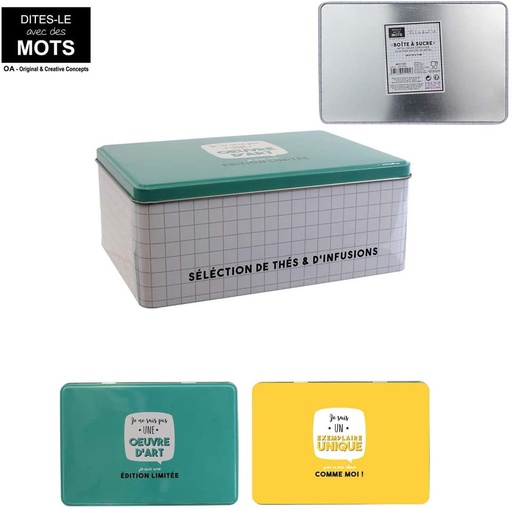 BOITE A SUCRE METAL