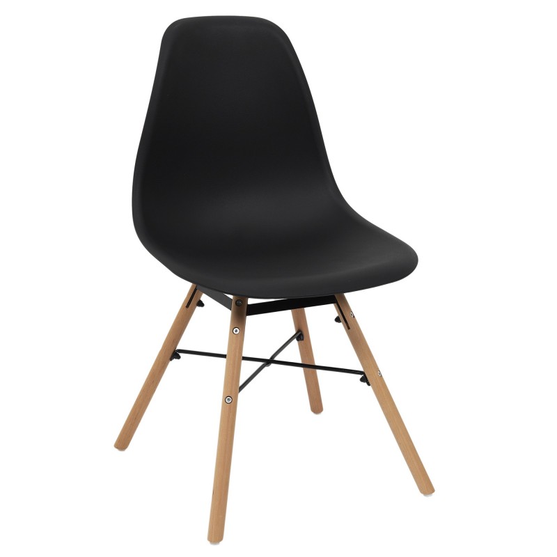 CHAISE SCANDINAVE NOIR