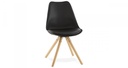 CHAISE REMBOUREE NOIRE NEW